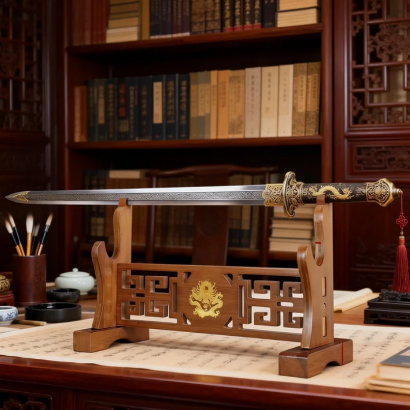 Musical Instrument In Japanese - 1-4layer Katana Japanese Sword Shelf Wood