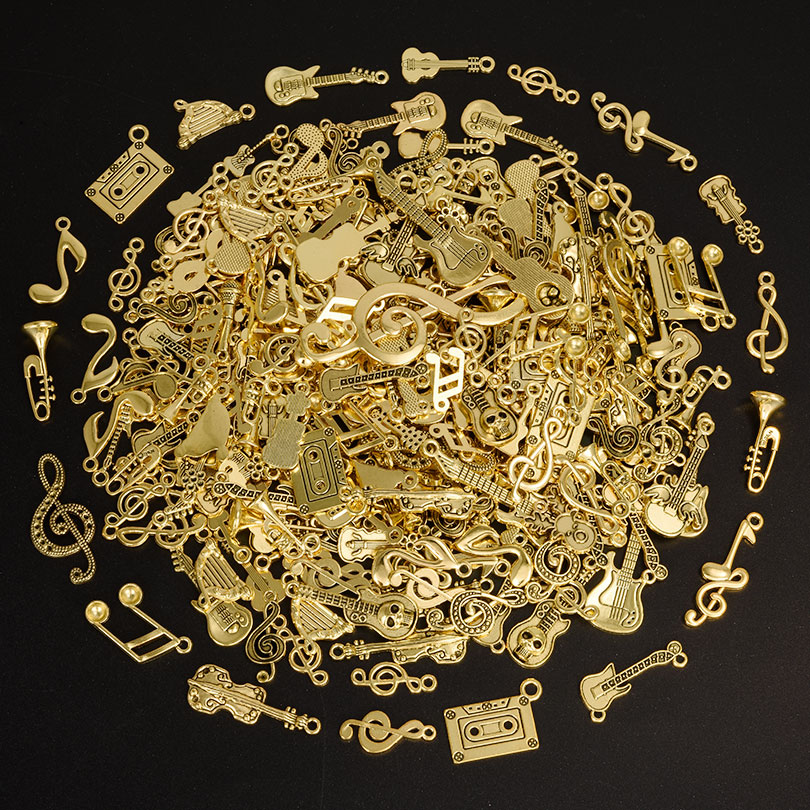 Musical Instrument Old - 10/20/30pcs Retro Gold Color Antique Alloy