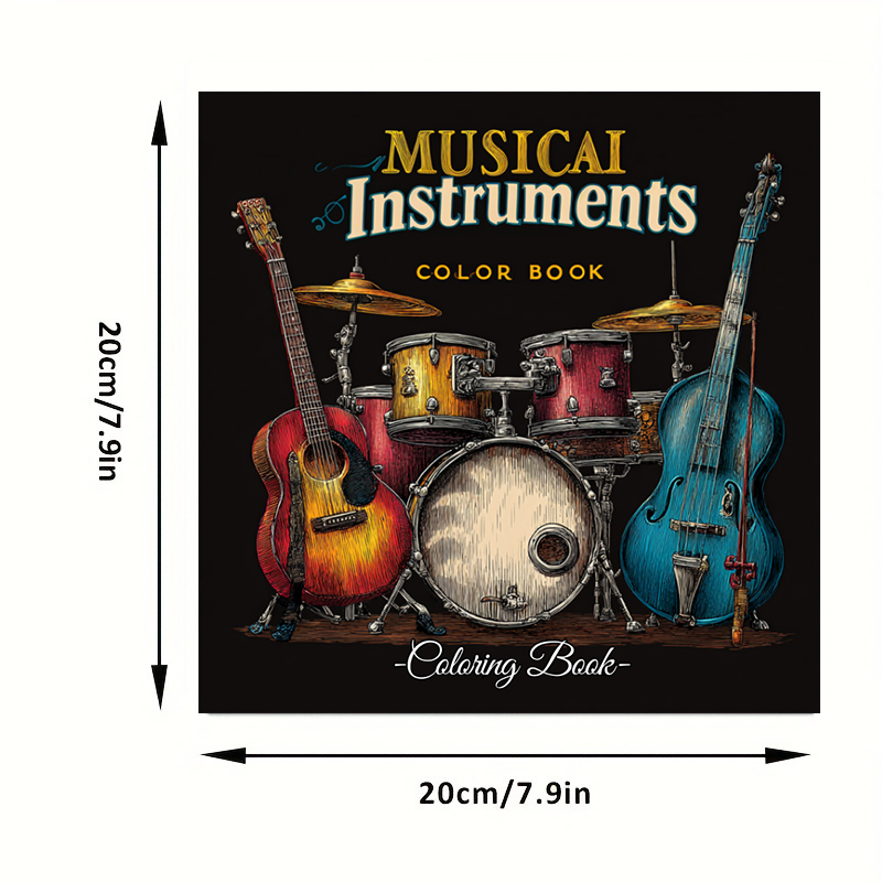 28 Pages Musical Instrument Co – Musical Instrument Coloring Pages Bewertung und Preis