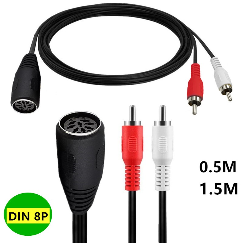 Large 8-core DIN 8PIN Female T – Musical Instrument Old Bewertung und Preis