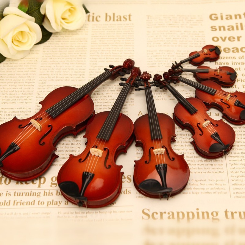 Tiny Violin Figurine Handmade  – Musical Instrument Old Bewertung und Preis