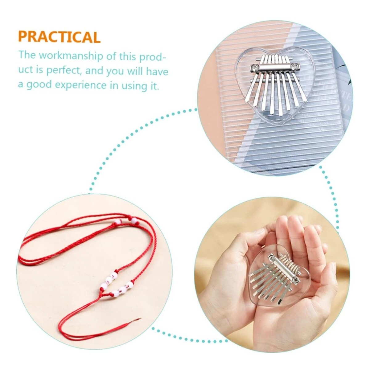 Miwayer 8 Keys Mini Kalimba Ra – Musical Instrument African Bewertung und Preis