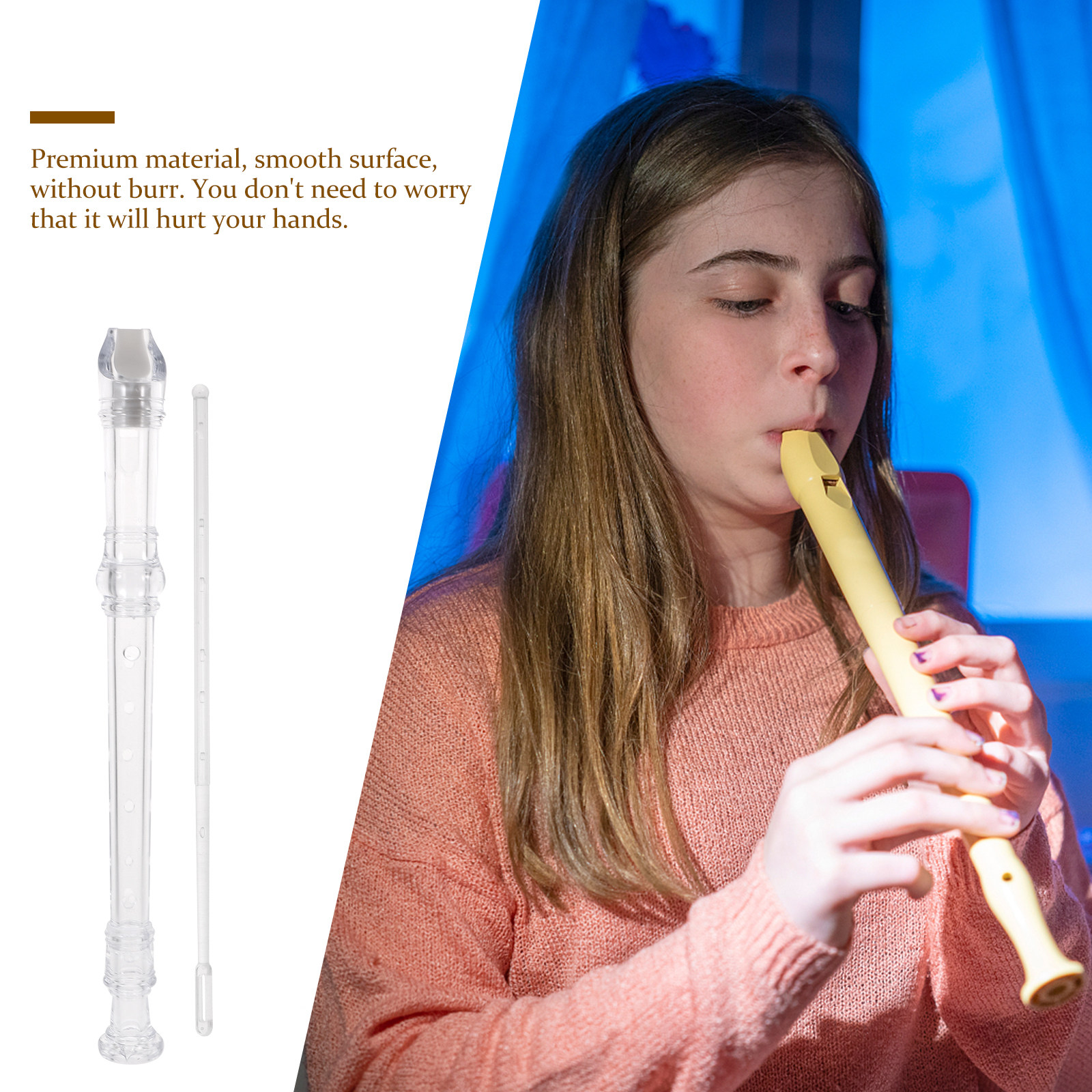 1Set ABS Plastic 8 Hole Flute  – Musical Instrument A Recorder Bewertung und Preis