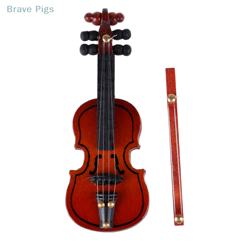 Dollhouse Violin Mini Wooden I – Musical Instrument Old Bewertung und Preis