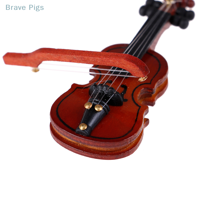 Dollhouse Violin Mini Wooden I – Musical Instrument Old Bewertung und Preis