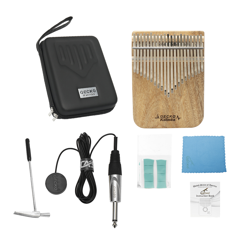 GECKO Kalimba 21-Key Camphor W – Musical Instrument African Bewertung und Preis