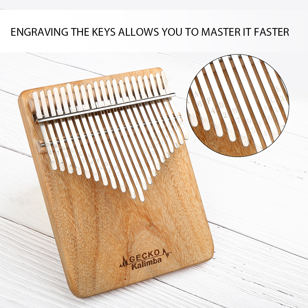 GECKO Kalimba 21-Key Camphor W – Musical Instrument African Bewertung und Preis
