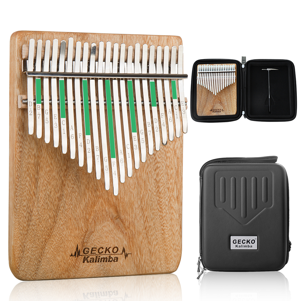 GECKO Kalimba 21-Key Camphor W – Musical Instrument African Bewertung und Preis