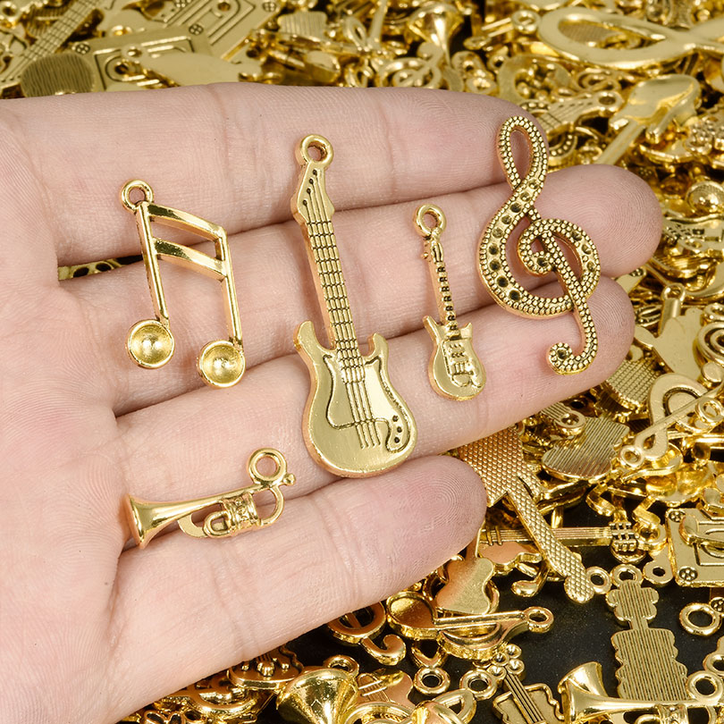 10/20/30pcs Retro Gold Color A – Musical Instrument Old Bewertung und Preis