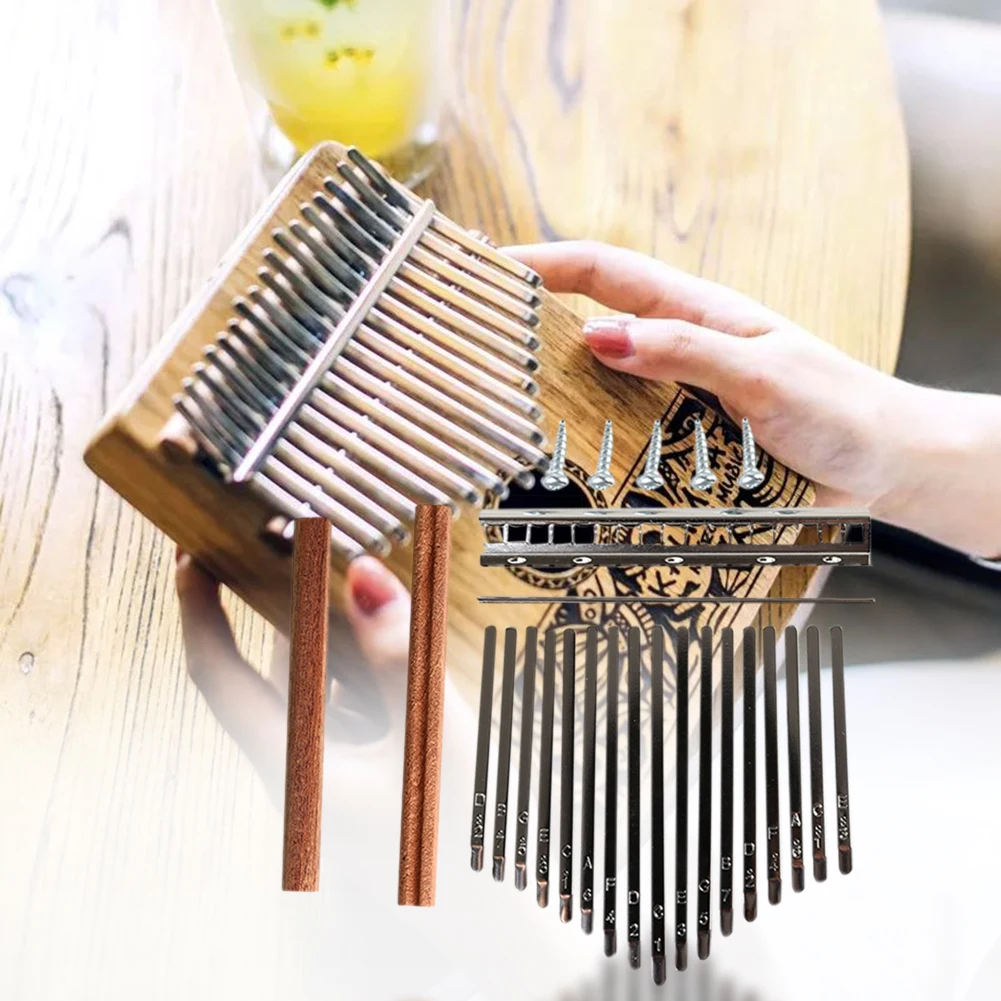 DIY 17 Tone Kalimba Keys Tines – Musical Instrument African Bewertung und Preis