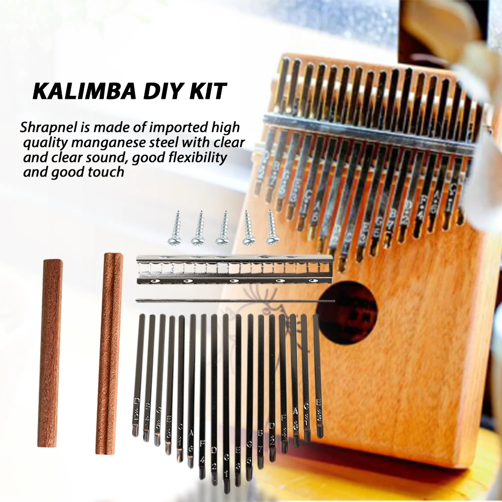 DIY 17 Tone Kalimba Keys Tines – Musical Instrument African Bewertung und Preis
