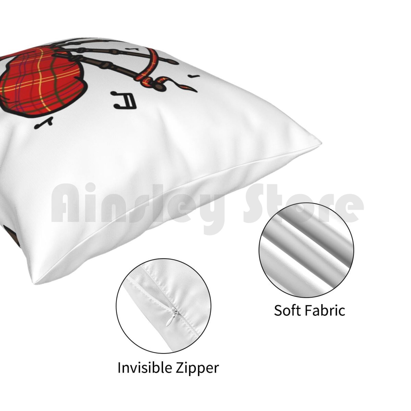 Bagpipes Pillow Case Printed H – Musical Instrument Of Scotland Bewertung und Preis