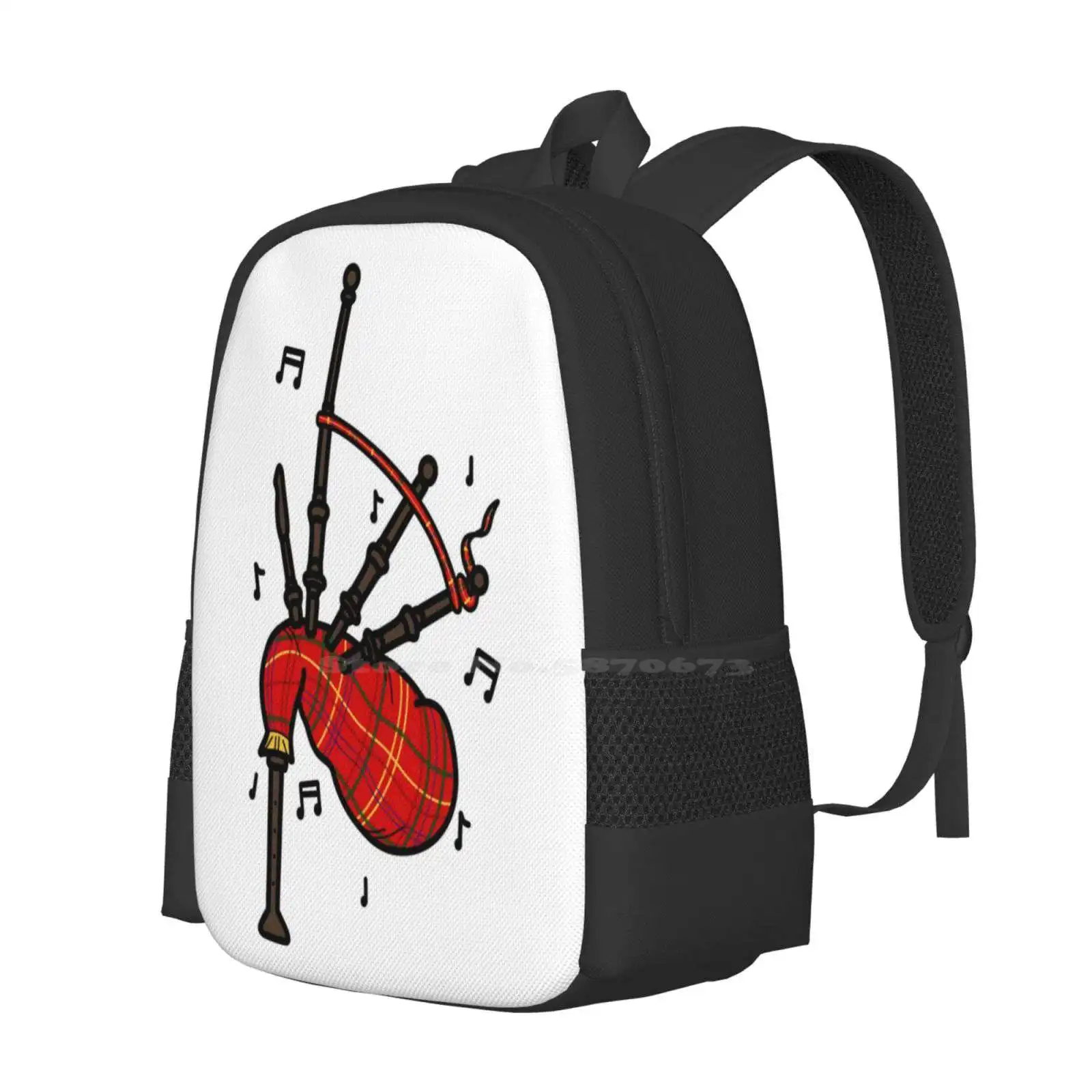 Bagpipes Pattern Design Bag St – Musical Instrument Of Scotland Bewertung und Preis